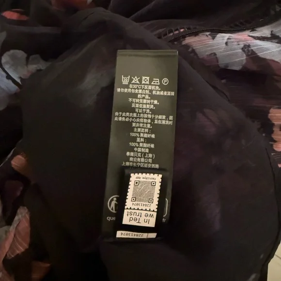 Ted Baker Black Floral Sheer Blouse - Picture 12 of 14